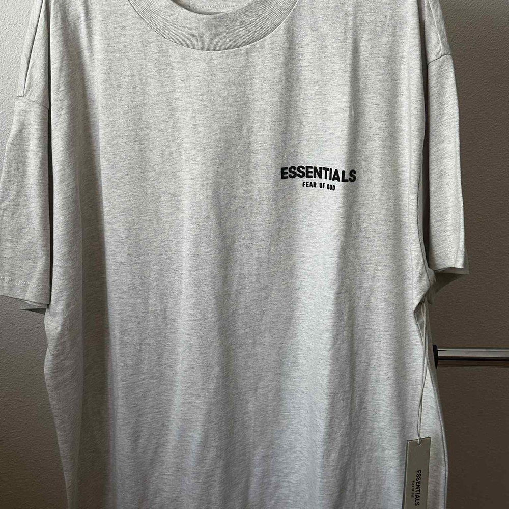 Essentials Light Gray Short Sleeve Tee